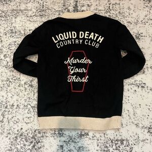 Exclusive Liquid Death Cardigan